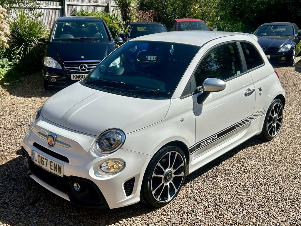 Abarth 595 1.4 T-jet Turismo Hatchback Euro LO67ENW White #4