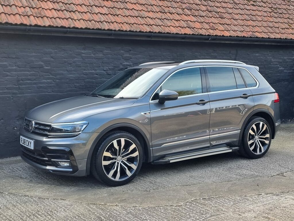 Volkswagen Tiguan 2.0 Tdi R-line Dsg 4Motion Euro 6 S S RJ18CKY Grey #2
