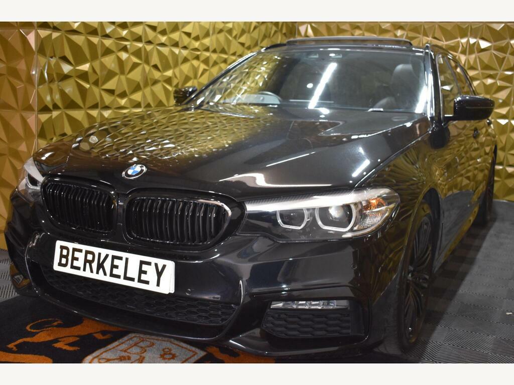 BMW 5 Series 2.0 520D Mht M Sport Touring Euro 6 S S YA69KLD Black #3