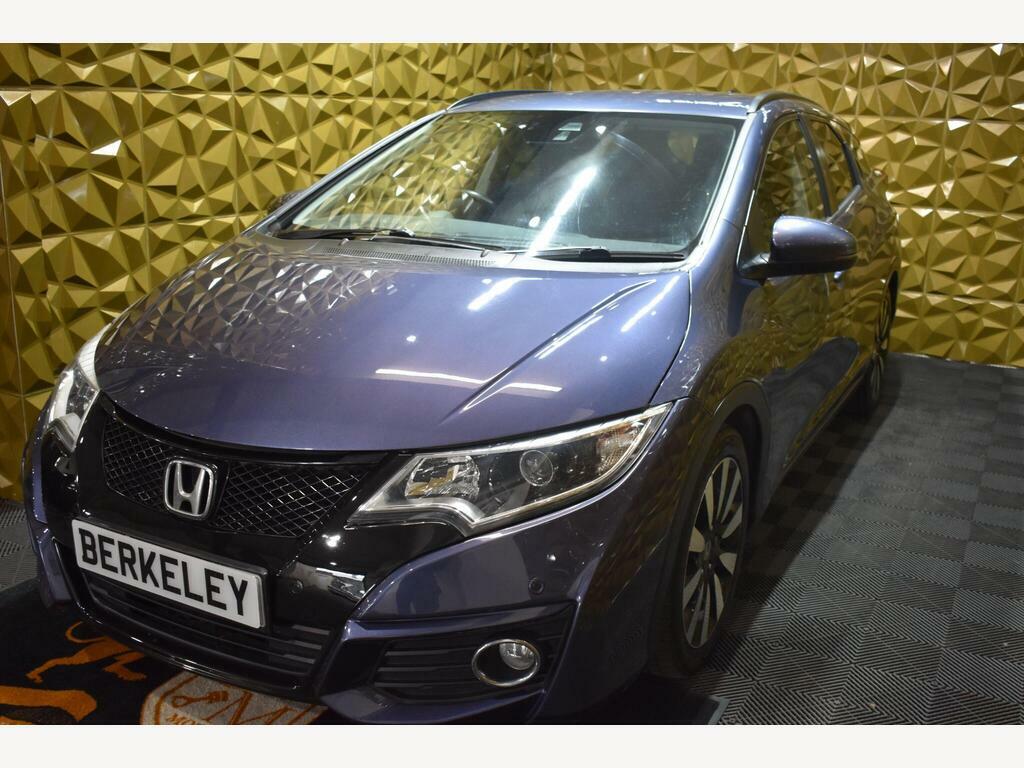 Honda Civic 1.8 I-vtec Se Plus Tourer Euro 6 SB17XCC Blue #3