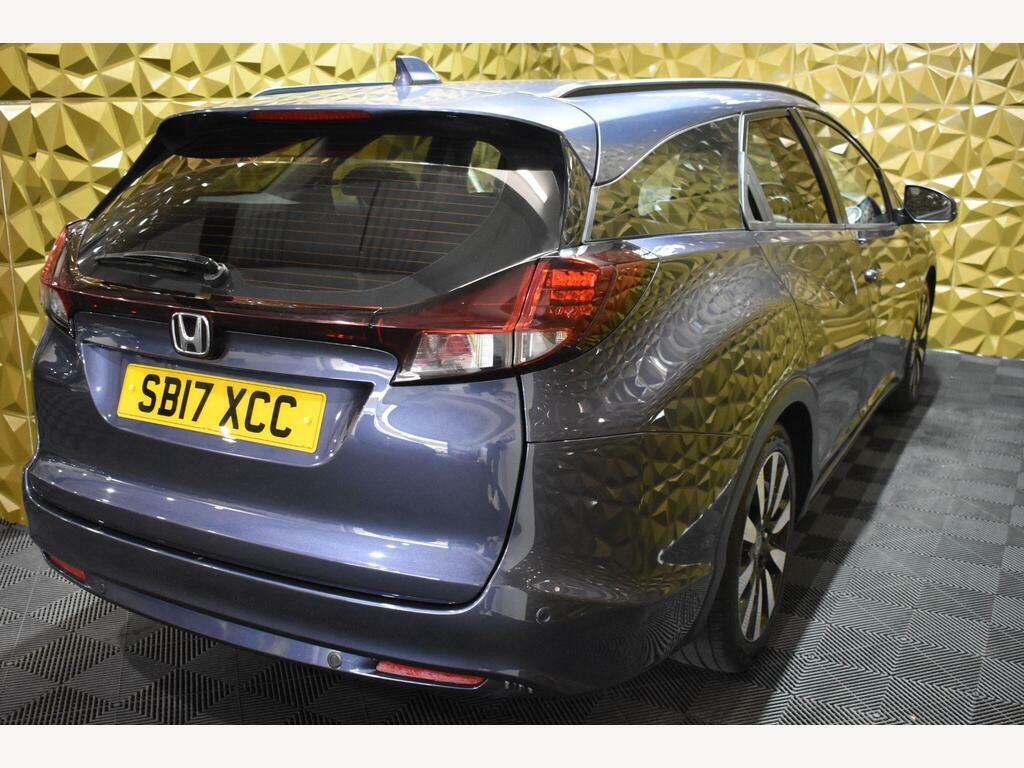Honda Civic 1.8 I-vtec Se Plus Tourer Euro 6 SB17XCC Blue #4
