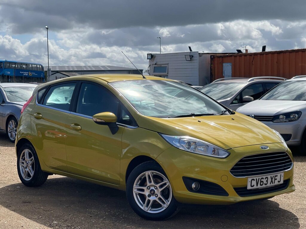 Ford Fiesta 1.25 Zetec Hatchback Euro 5 82 Yellow