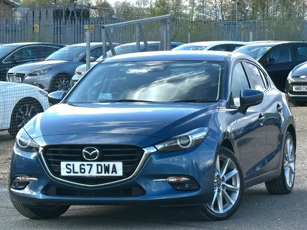 Mazda 3 2.0 Skyactiv-g Sport Nav Hatchback Manu SL67DWA Blue #2