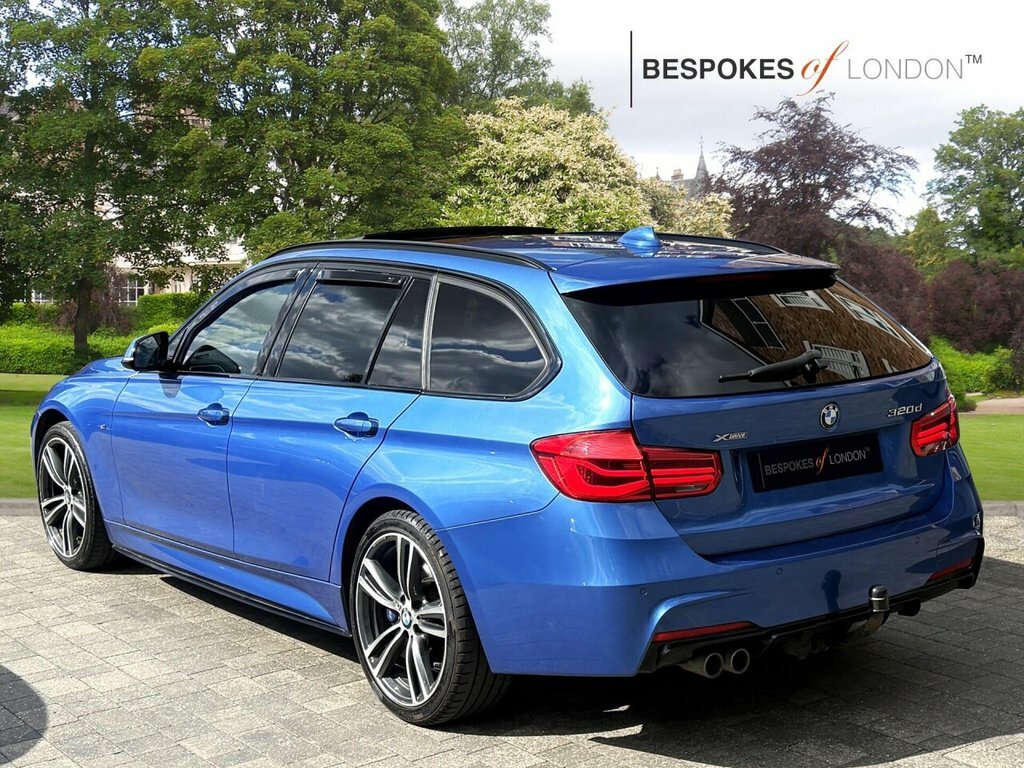 BMW 3 Series 2017 2.0 320D M Sport Touring Xdrive Euro 6 WP17LJX Blue #5
