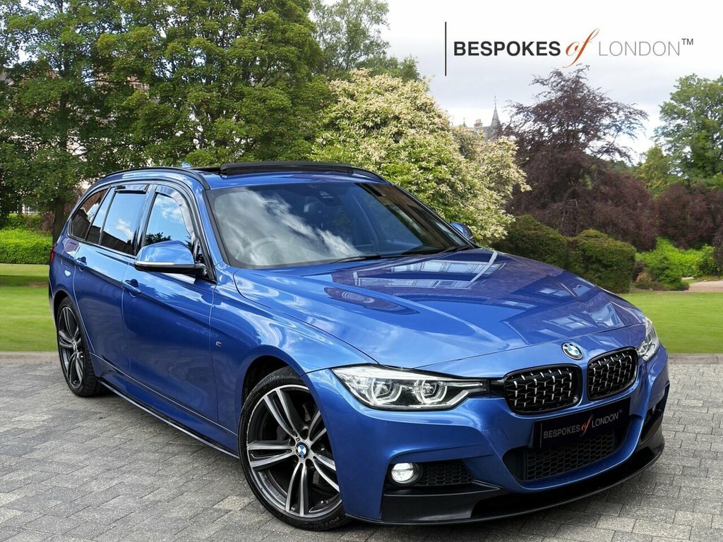 BMW 3 Series 2017 2.0 320D M Sport Touring Xdrive Euro 6 WP17LJX Blue