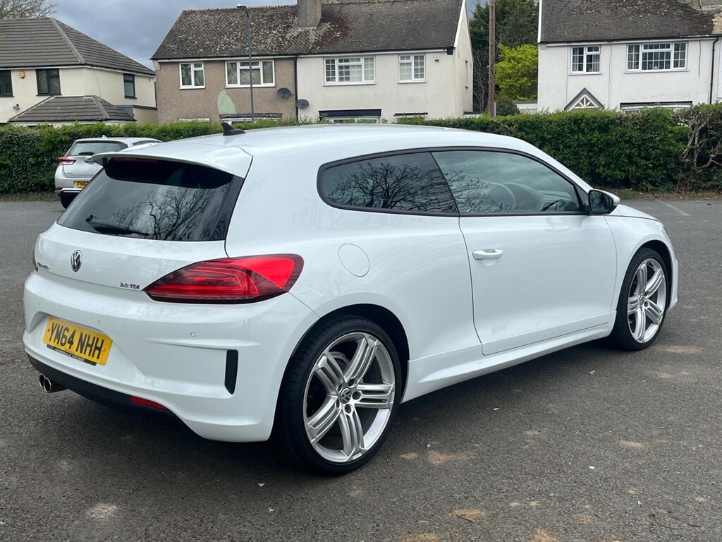 Volkswagen Scirocco 2.0 Tdi Bluemotion Tech R-line Dsg Euro 6 Ss White #4