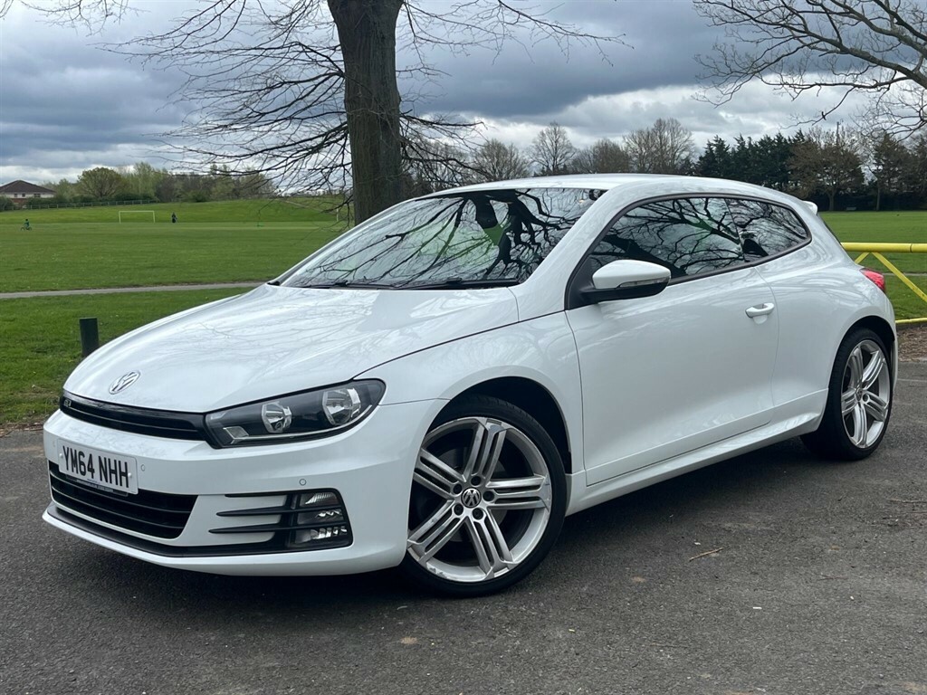 Volkswagen Scirocco 2.0 Tdi Bluemotion Tech R-line Dsg Euro 6 Ss White #3