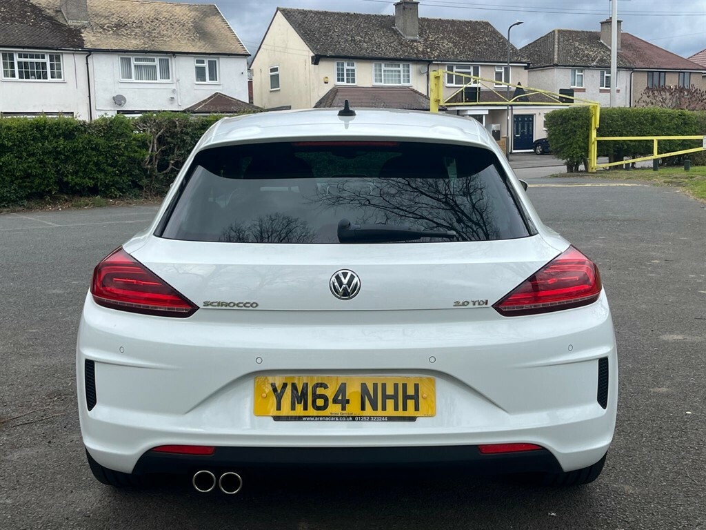 Volkswagen Scirocco 2.0 Tdi Bluemotion Tech R-line Dsg Euro 6 Ss White #5