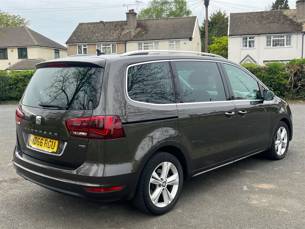 Seat Alhambra 2.0 Tdi Se Lux Dsg Euro 6 Ss WD66RGU Brown #6
