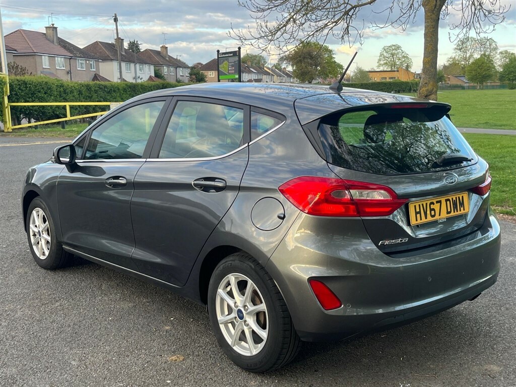 Ford Fiesta 1.0T Ecoboost Zetec Euro 6 Ss HV67DWM Grey #4
