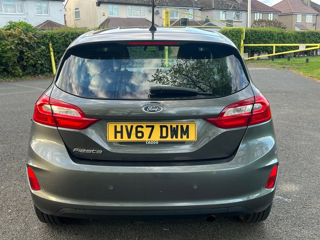 Ford Fiesta 1.0T Ecoboost Zetec Euro 6 Ss HV67DWM Grey #5