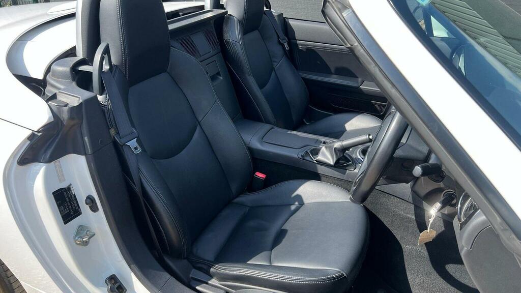Mazda MX-5 Convertible 2.0I Sport Tech Roadster Euro 5 2 DA13BBX White #2