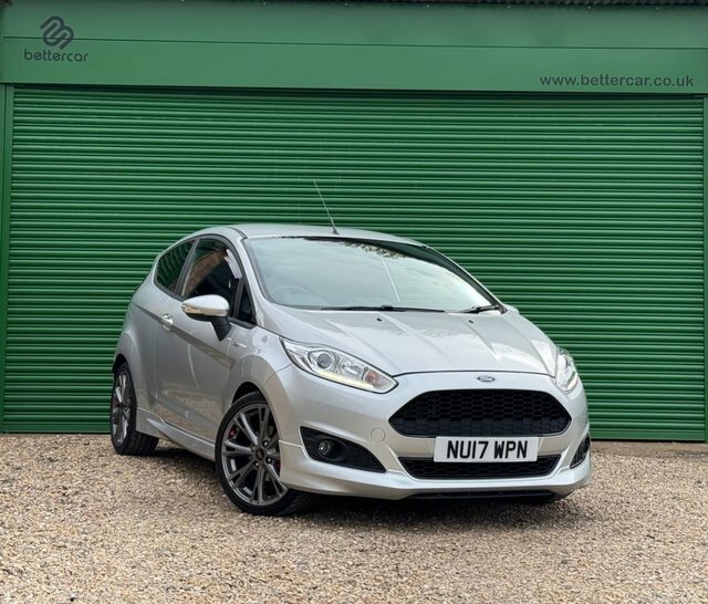 Ford Fiesta Ecoboost St-line Hatchback NU17WPN Silver #3