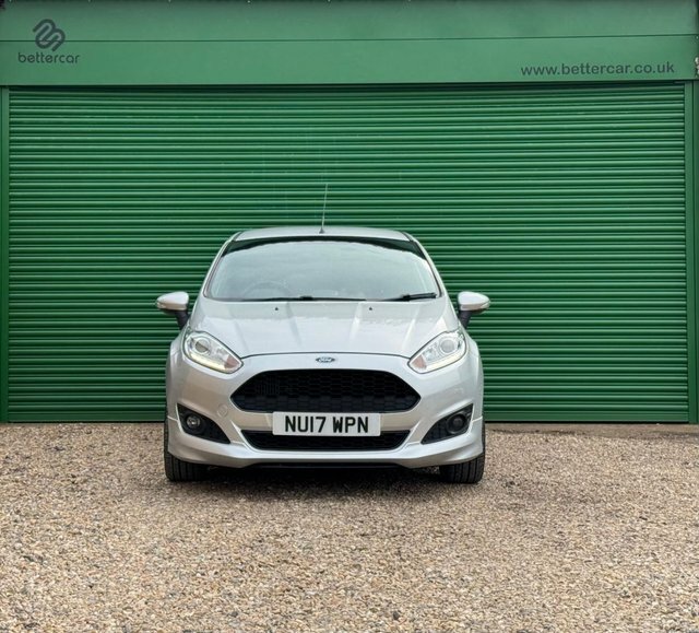 Ford Fiesta Ecoboost St-line Hatchback NU17WPN Silver #2