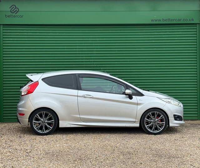Ford Fiesta Ecoboost St-line Hatchback NU17WPN Silver #4
