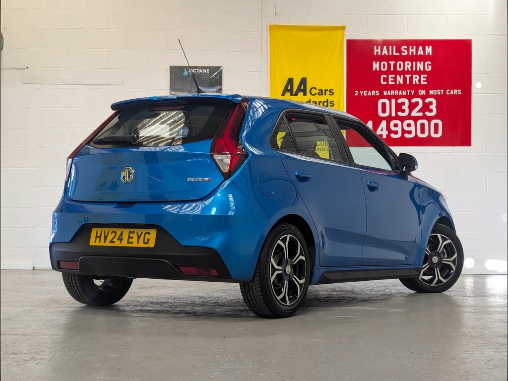 MG MG3 1.5 Vti-tech Exclusive Nav Hatchback Ma HV24EYG Blue #3