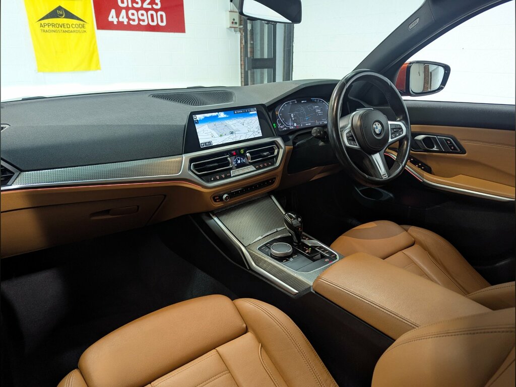 BMW 3 Series 2.0 330E 12Kwh M Sport Saloon Plug-in H YS20GAO Orange #5