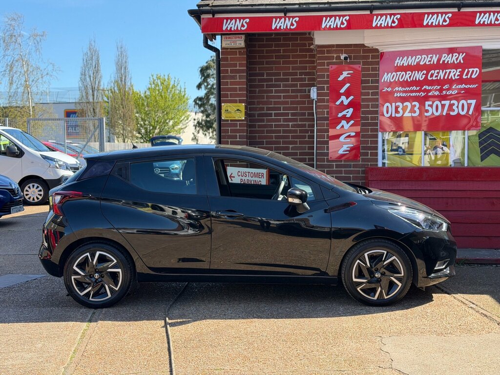 Nissan Micra 1.0 Ig-t Acenta Hatchback Xtron Euro 6 Black #2