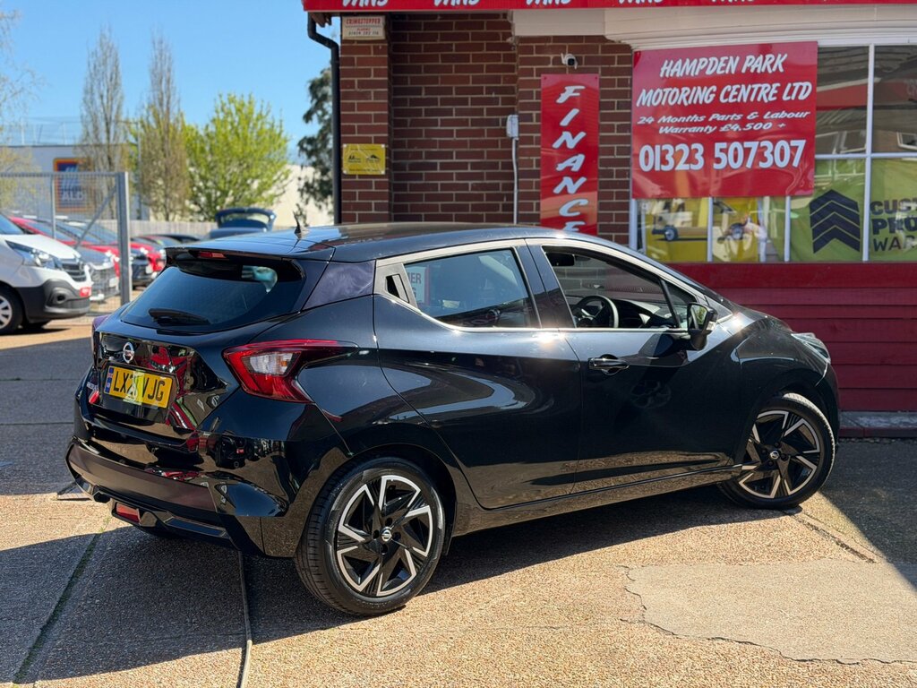 Nissan Micra 1.0 Ig-t Acenta Hatchback Xtron Euro 6 Black #3