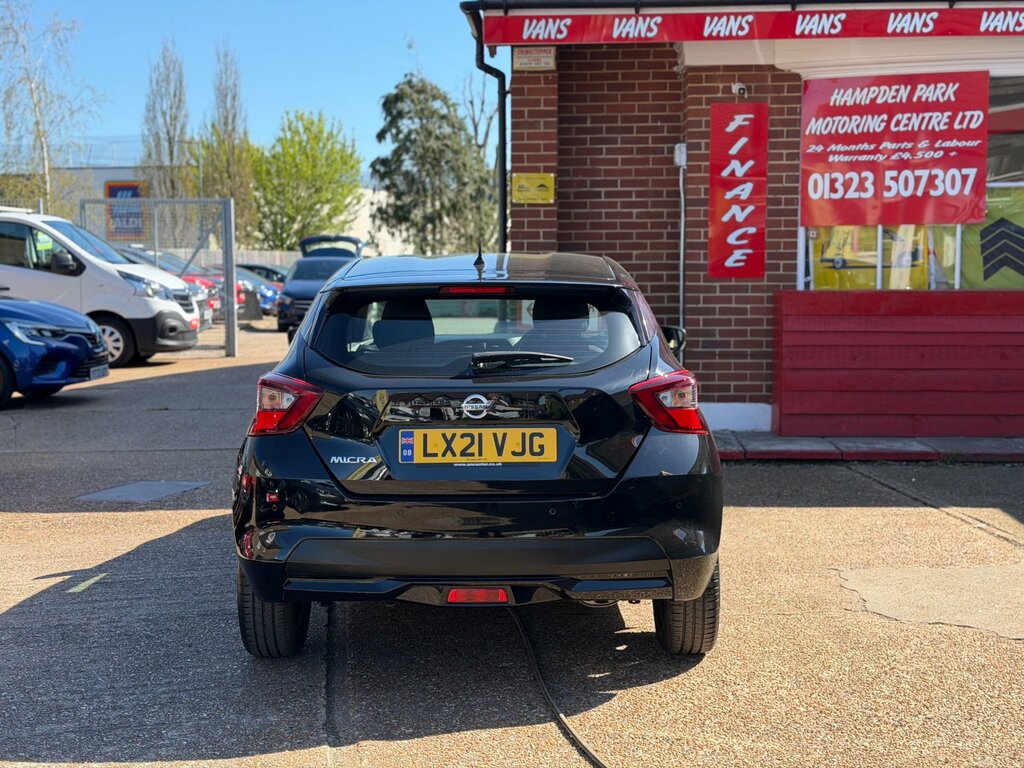 Nissan Micra 1.0 Ig-t Acenta Hatchback Xtron Euro 6 Black #4