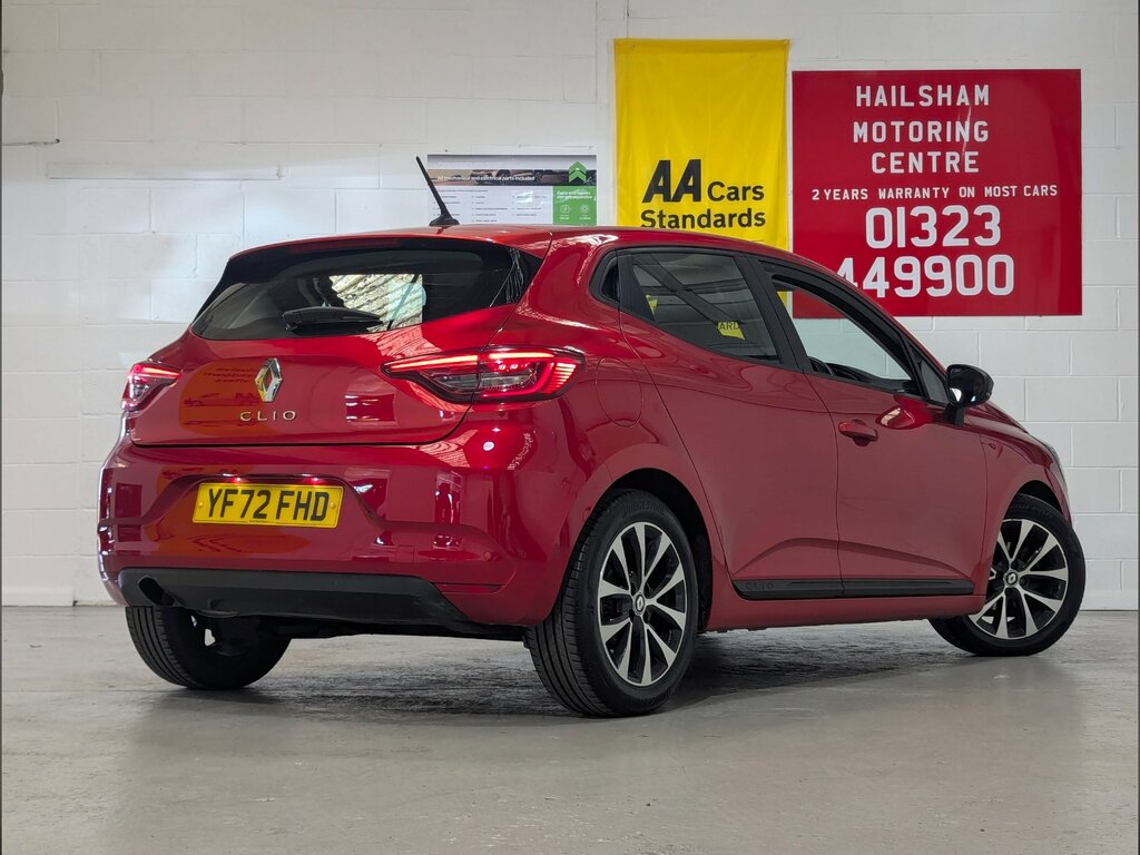 Renault Clio 1.0 Tce Evolution Hatchback Euro YF72FHD Red #4