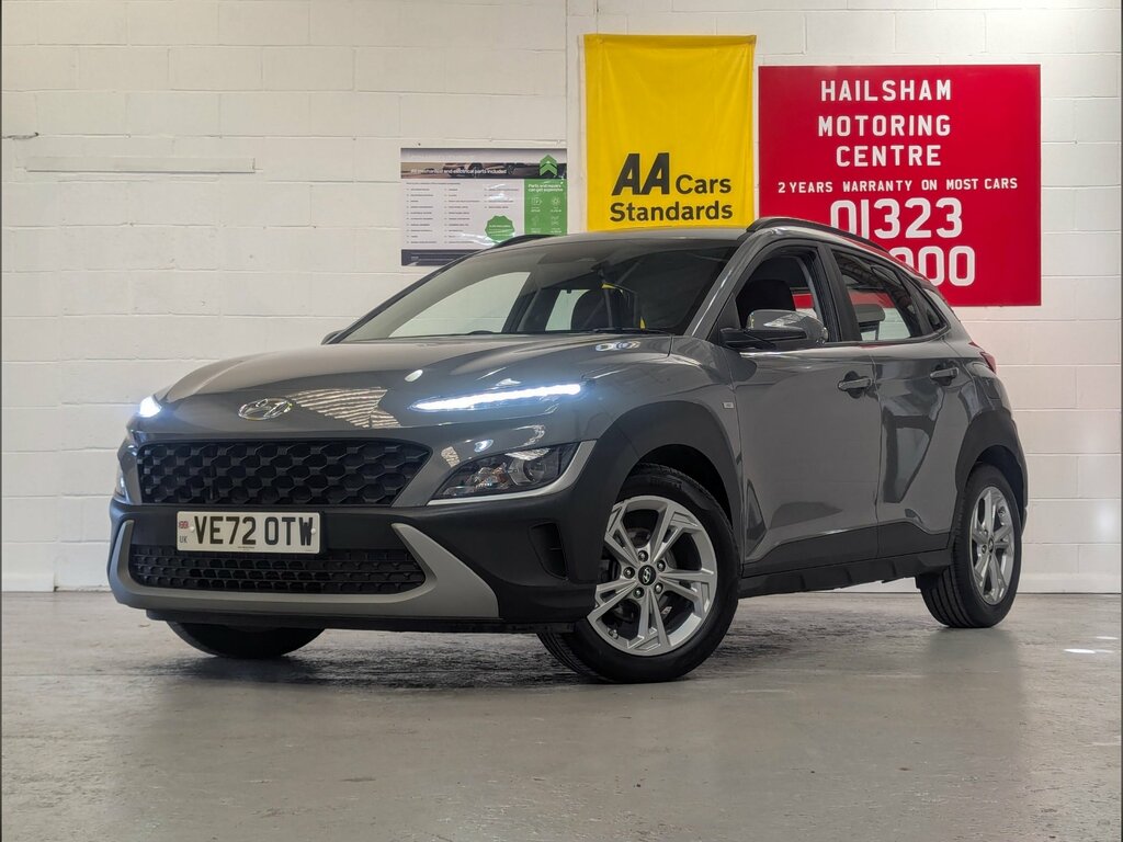 Hyundai Kona 1.0 T-gdi Mhev Se Connect Suv Hybrid Ma Grey