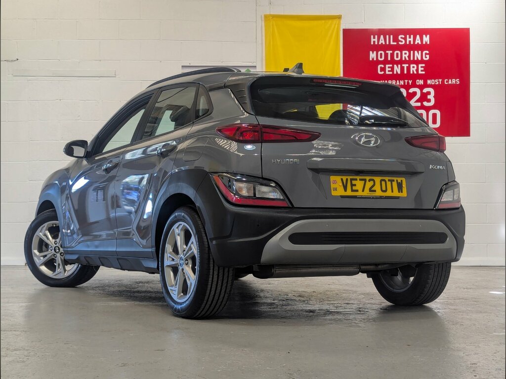 Hyundai Kona 1.0 T-gdi Mhev Se Connect Suv Hybrid Ma VE72OTW Grey #3