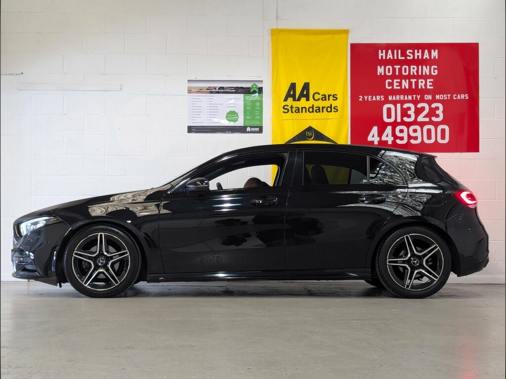 Mercedes-Benz A Class 1.3 A180 Amg Line Edition Executive Hatchback RO22YVM Black #2