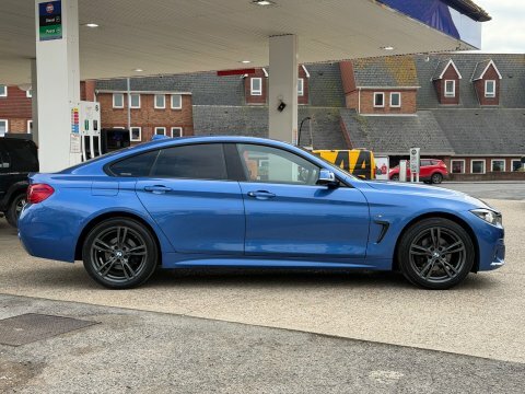 BMW 4 Series Gran Coupe 420D Xdrive M Blue #6