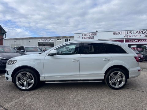 Audi Q7 Tdi Quattro S White #5