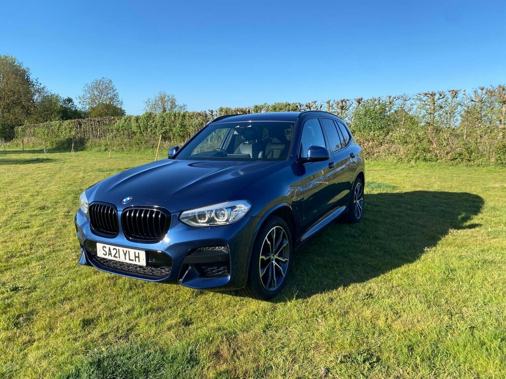 BMW X3 2.0 20D Mht M Sport Xdrive Euro 6 Ss SA21YLH Blue #4