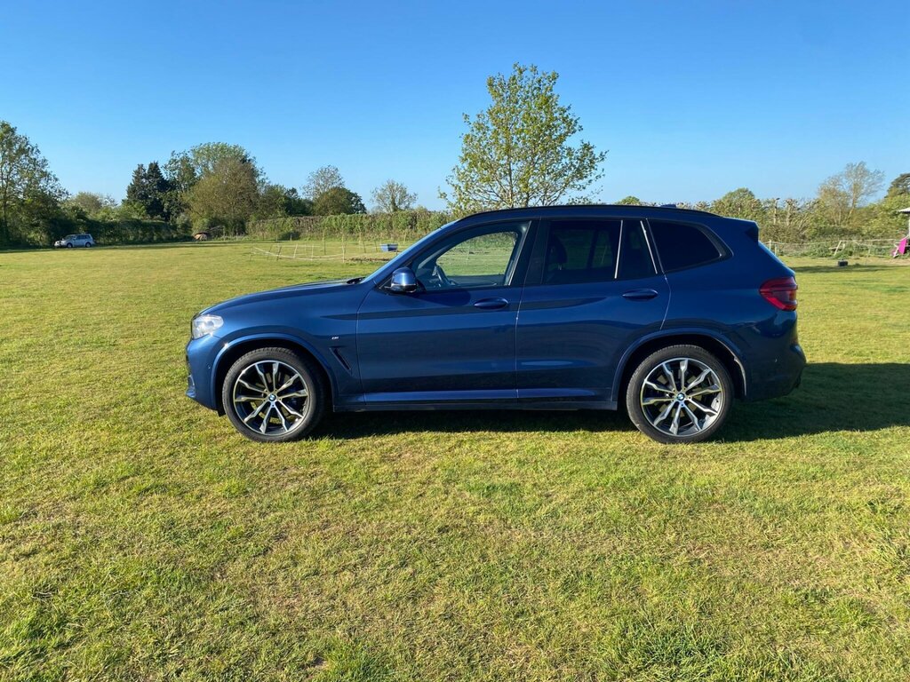 BMW X3 2.0 20D Mht M Sport Xdrive Euro 6 Ss SA21YLH Blue #3