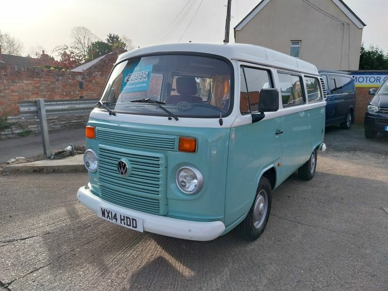 Volkswagen Transporter Type 2 Camper Van WX14HDD White #3