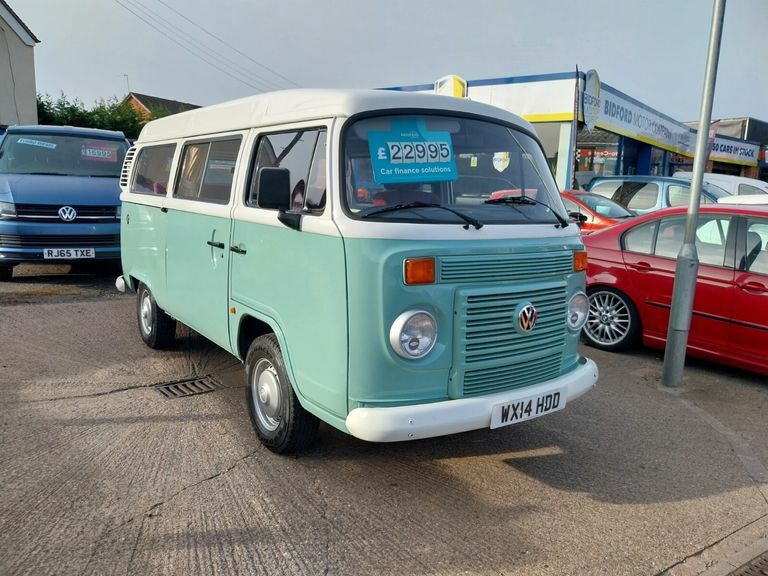 Volkswagen Transporter Type 2 Camper Van WX14HDD White #2