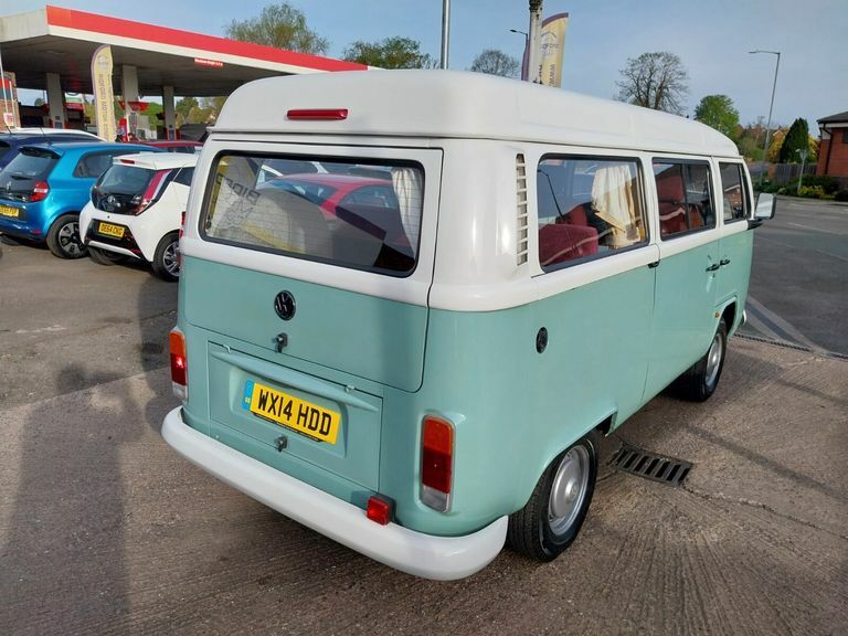 Volkswagen Transporter Type 2 Camper Van WX14HDD White #5