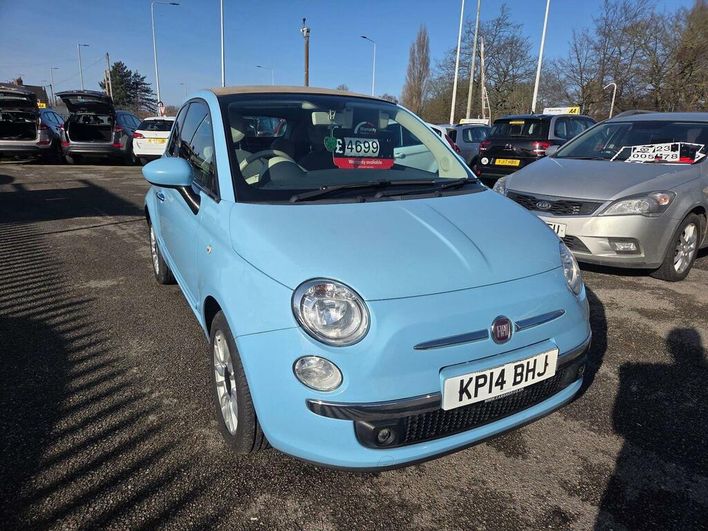 Fiat 500C Convertible 1.2 Lounge Euro 6 Ss 201414 Blue
