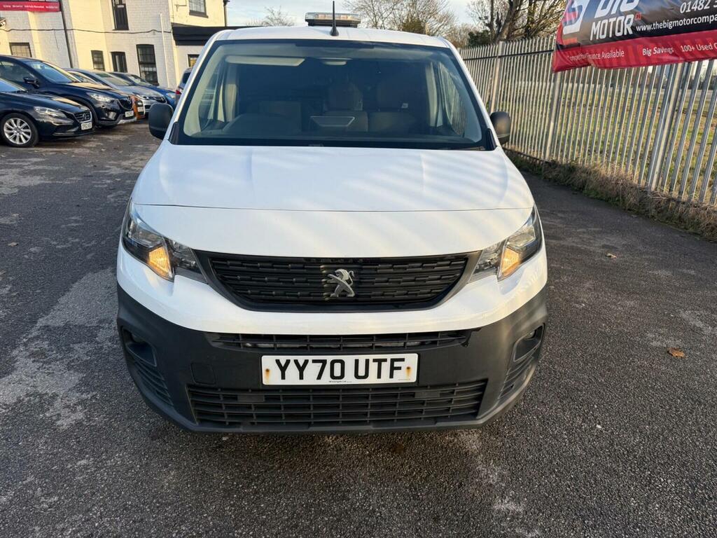 Peugeot Partner Panel Van 1.5 Bluehdi 650 Professional Standard Pa YY70UTF White #3
