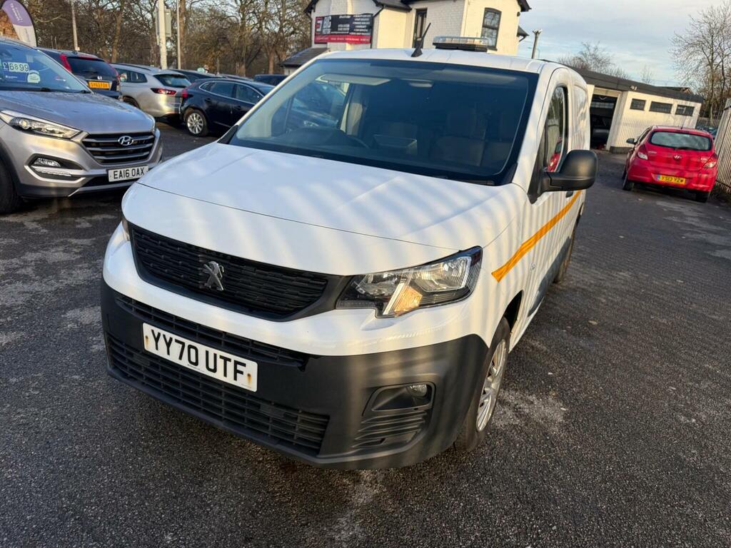 Peugeot Partner Panel Van 1.5 Bluehdi 650 Professional Standard Pa YY70UTF White #4