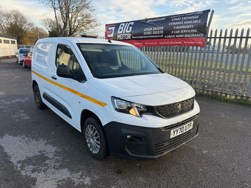 Peugeot Partner Panel Van 1.5 Bluehdi 650 Professional Standard Pa White