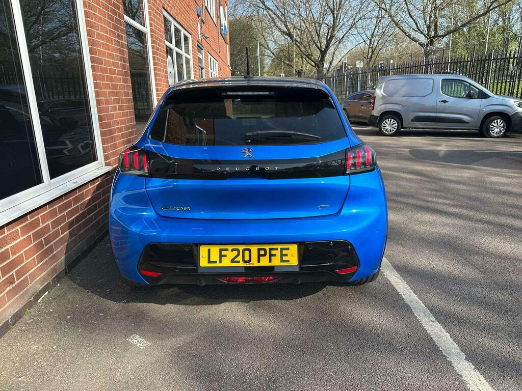 Peugeot e-208 50Kwh Gt LF20PFE Blue #4