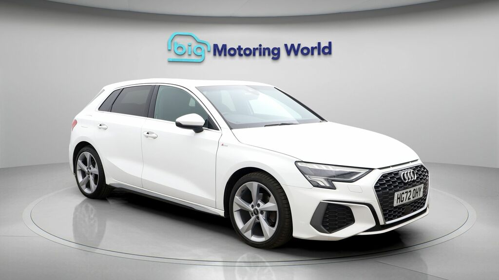 Audi A3 S Line HG72OHY White