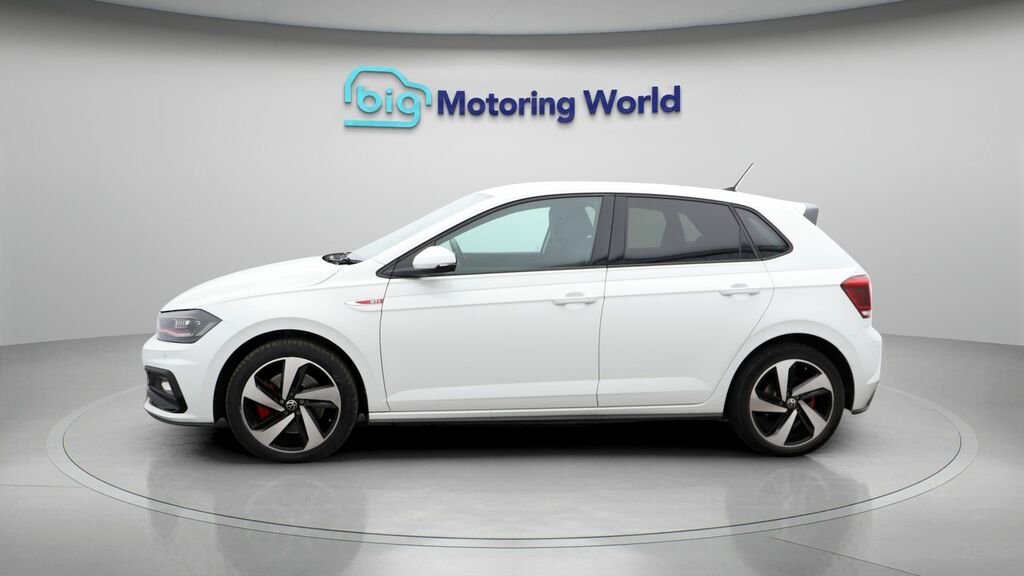 Volkswagen Polo Gti White #4