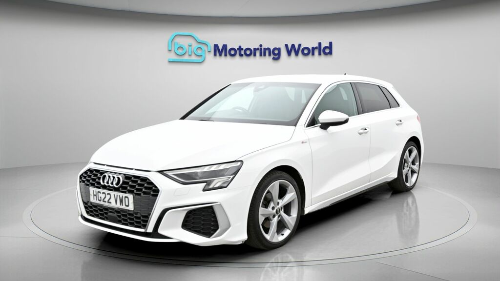 Audi A3 S Line HG22VWO White #3