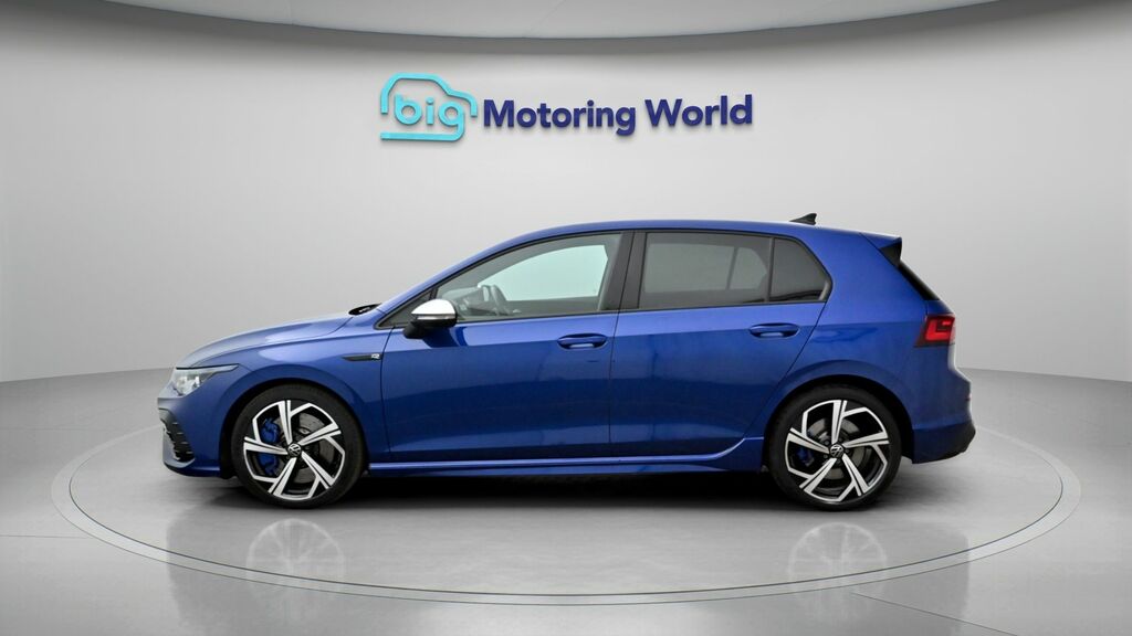 Volkswagen Golf R Blue #4