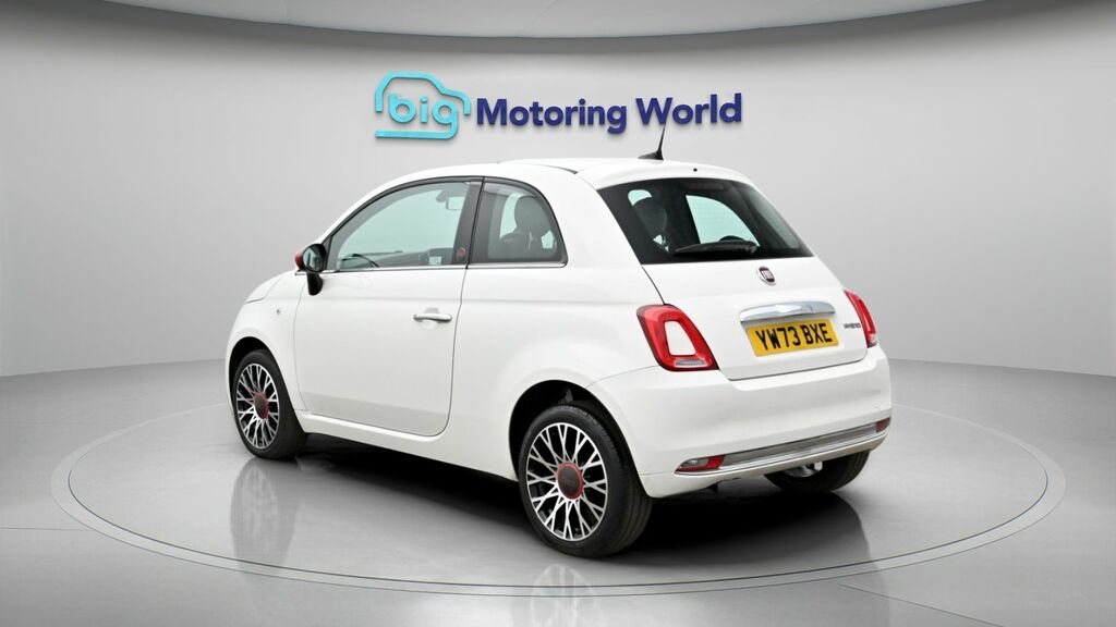 Fiat 500 Red White #5