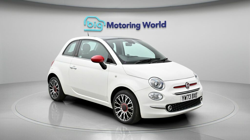 Fiat 500 Red White