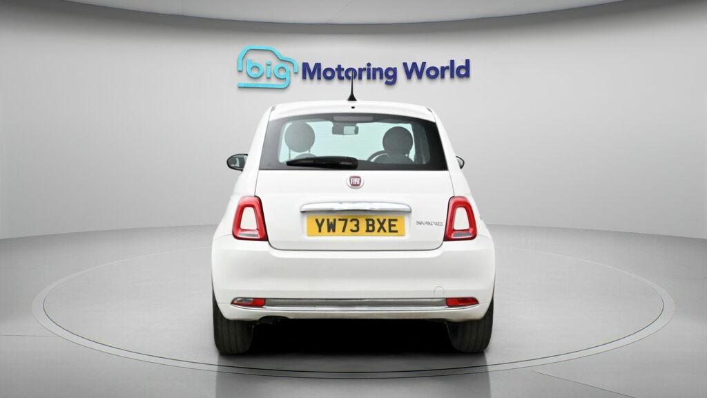 Fiat 500 Red White #6