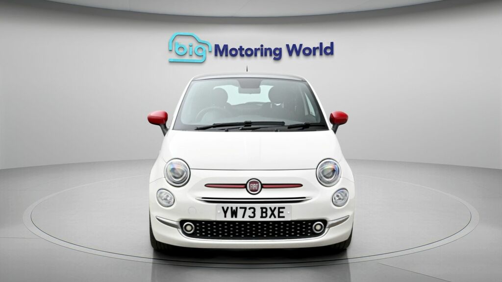 Fiat 500 Red White #2