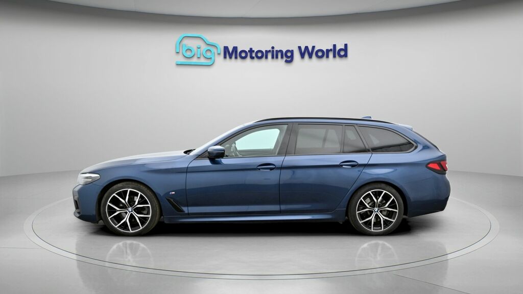 BMW 5 Series M Sport HV23VMC Blue #4