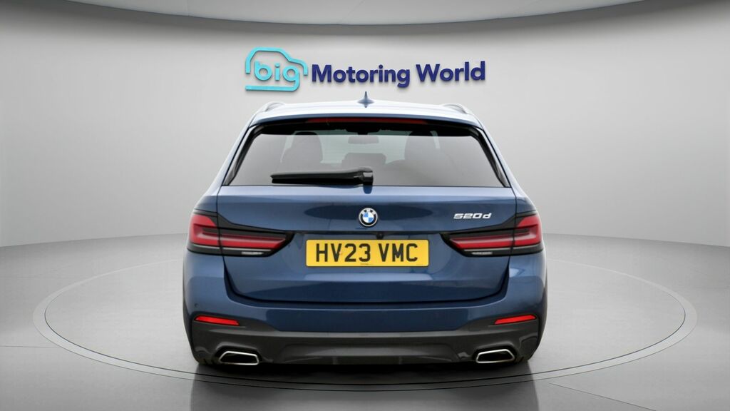 BMW 5 Series M Sport HV23VMC Blue #6